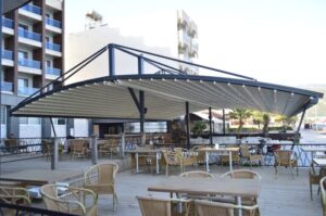 Pergola Askılı Tente Sistemleri