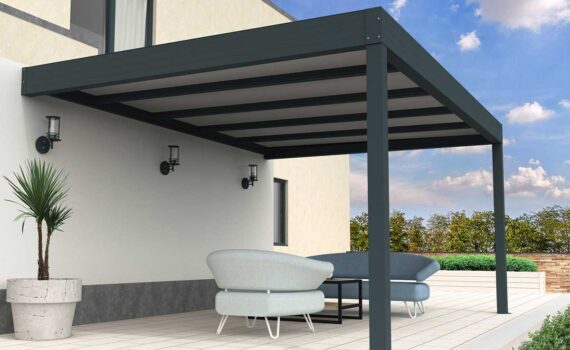 Duvar Tipi Pergola Akıllı tente