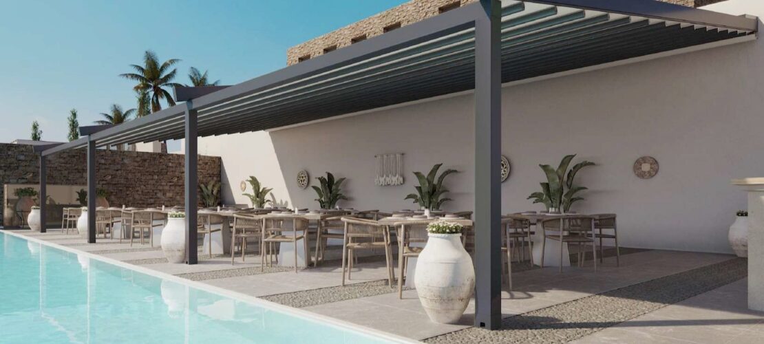 L Model Pergola Tente