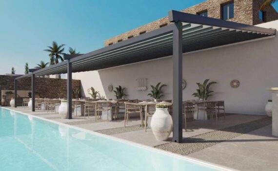 L Model Pergola Tente
