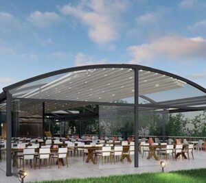 Oval Pergola Tente Sistemleri