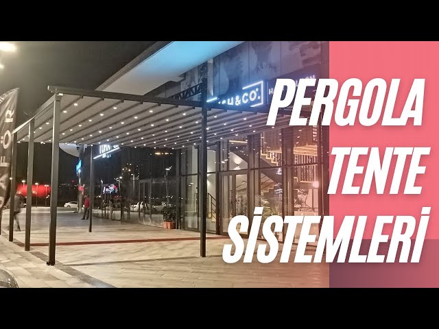Pergola Tente Kurulumu