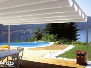 U Çeşitli Raylı Otomatik Pergola Tente