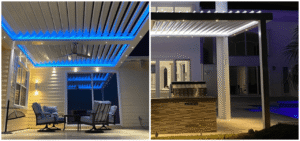 Led Işıklı Akıllı Pergola Tente