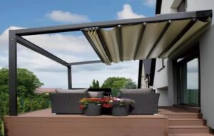 Tek Tuşla Açılan Pergola Tente Konforu